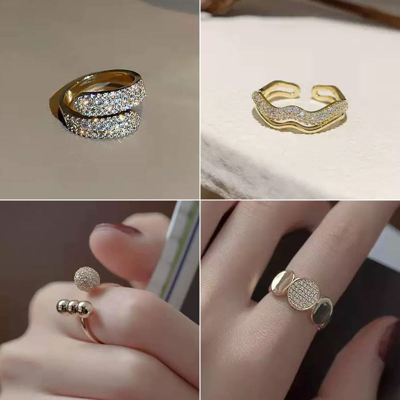 Fashionable High-end Elegant Womens Ring Vera Lux