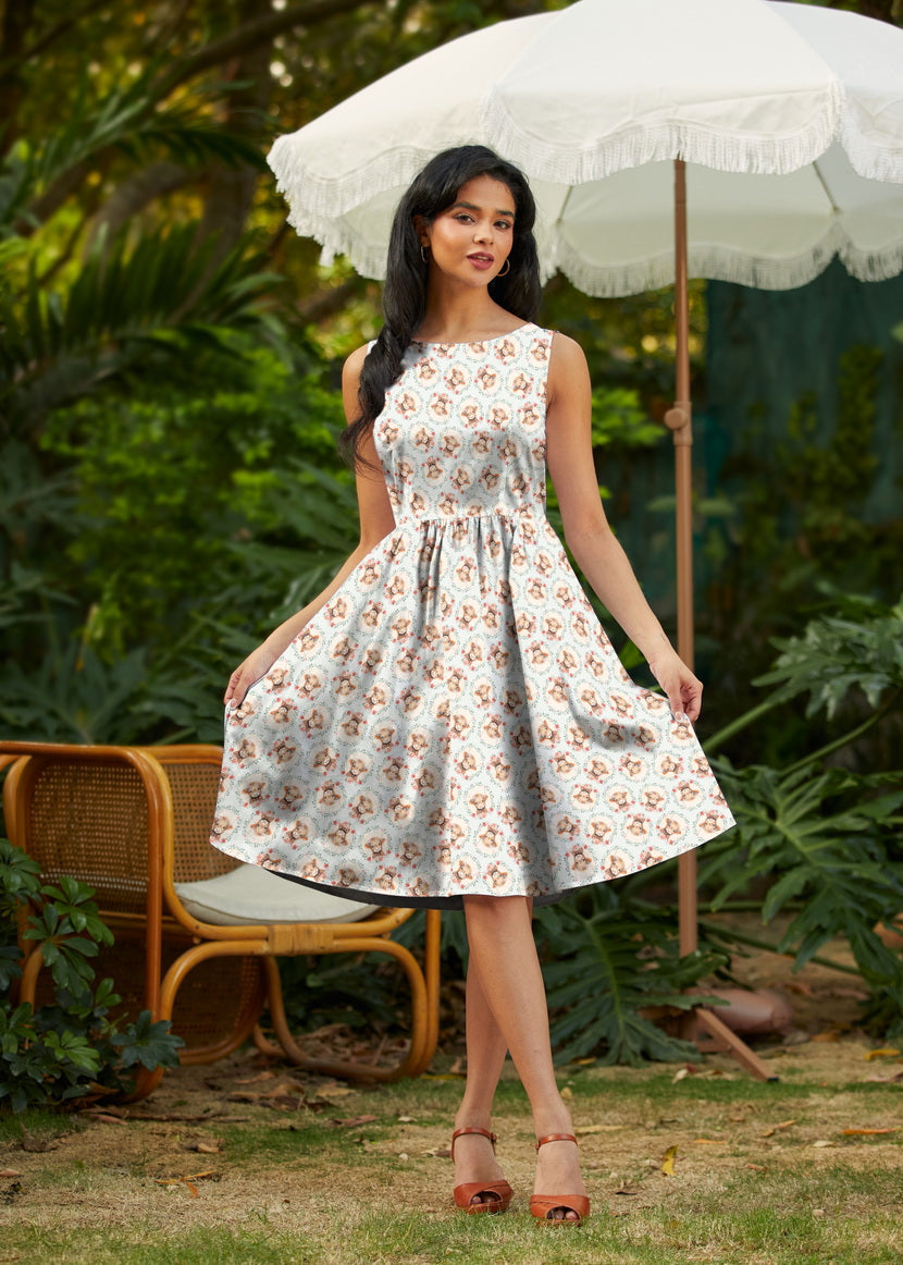Till the Cows Come Home Vintage Dress Retrolicious