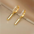 Cylindrical Geometric Niche Light-luxury Ear Clips Vera Lux