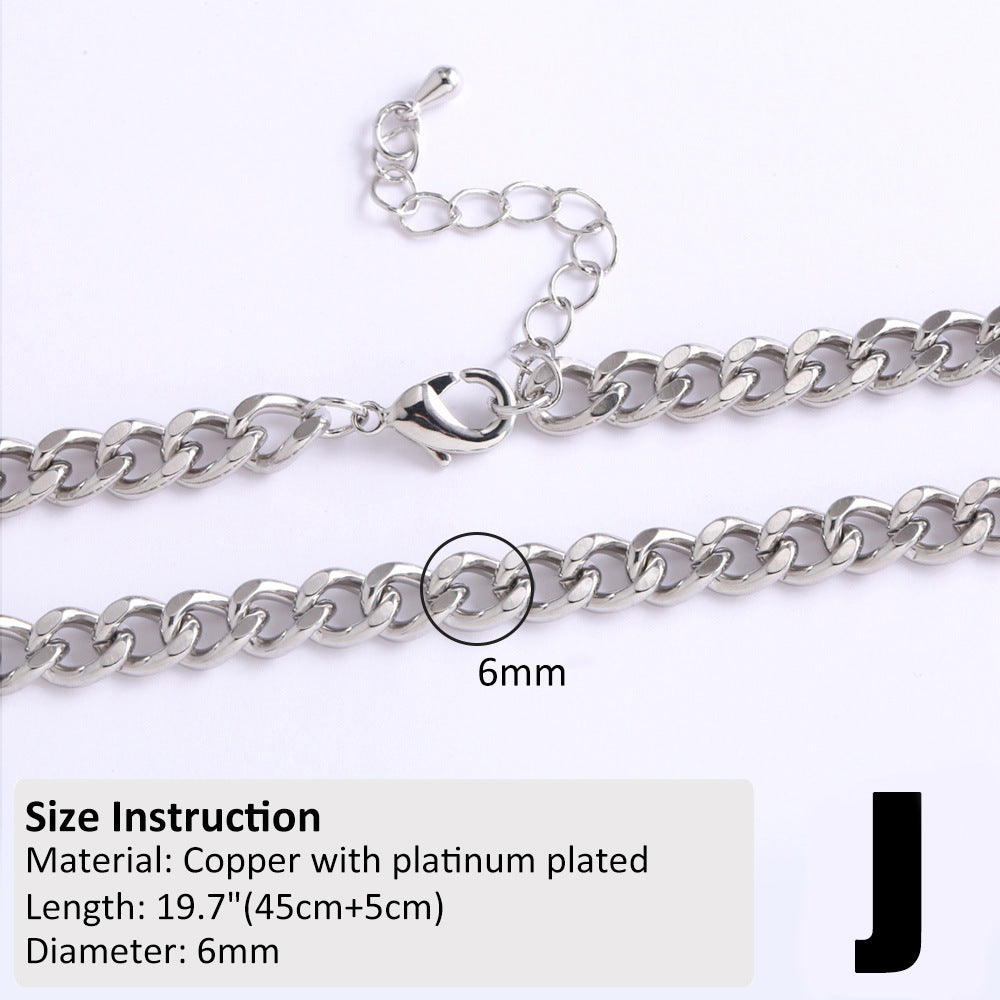 Copper-plated 18k Gold DIY Hip-hop All-match Chain Necklace Vera Lux