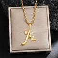 26 Diamond-Encrusted English Alphabet Necklaces Vera Lux