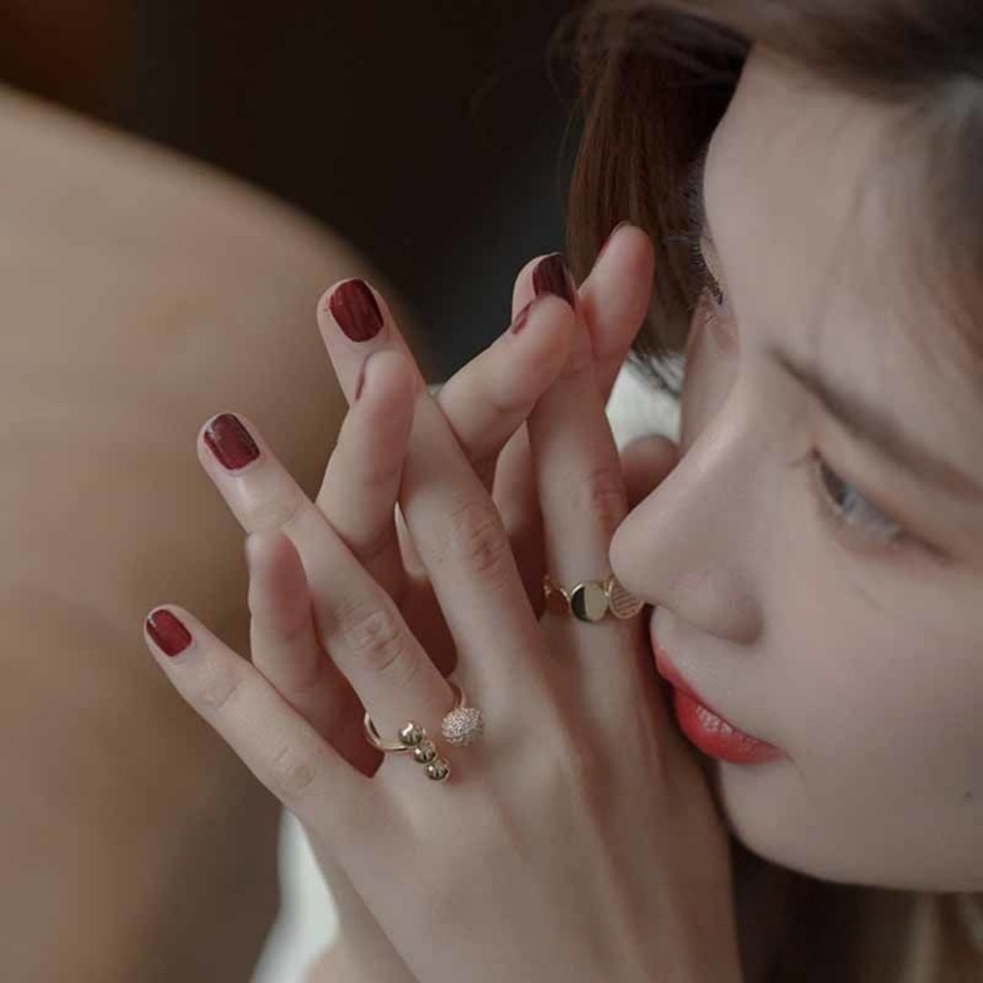 Open Ring With Micro-set Details Elegant And Stylish For Women Vera Lux