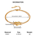 Adjustable Heart Zircon Bracelet For Women Vera Lux