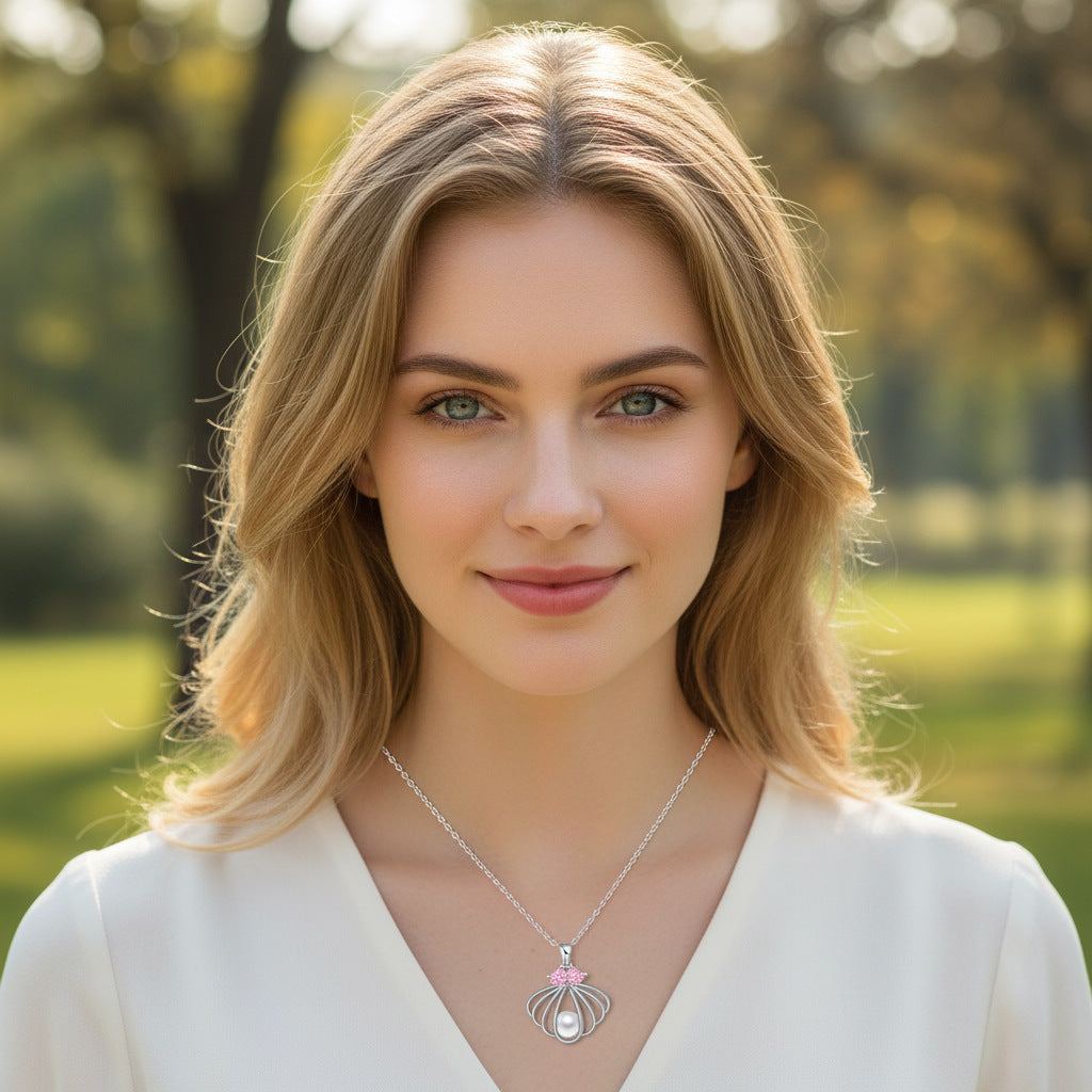 Mermaid Princess Shell Necklace For Women Vera Lux