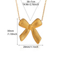 Statement Geometric Bow Tie Necklace That Wont Fade Vera Lux