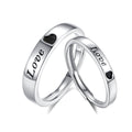 S925 sterling silver LOVE couple ring Vera Lux