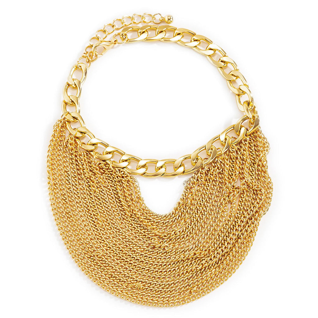 18K Gold Multi-layer Tassel Hip-Hop Anklet Vera Lux