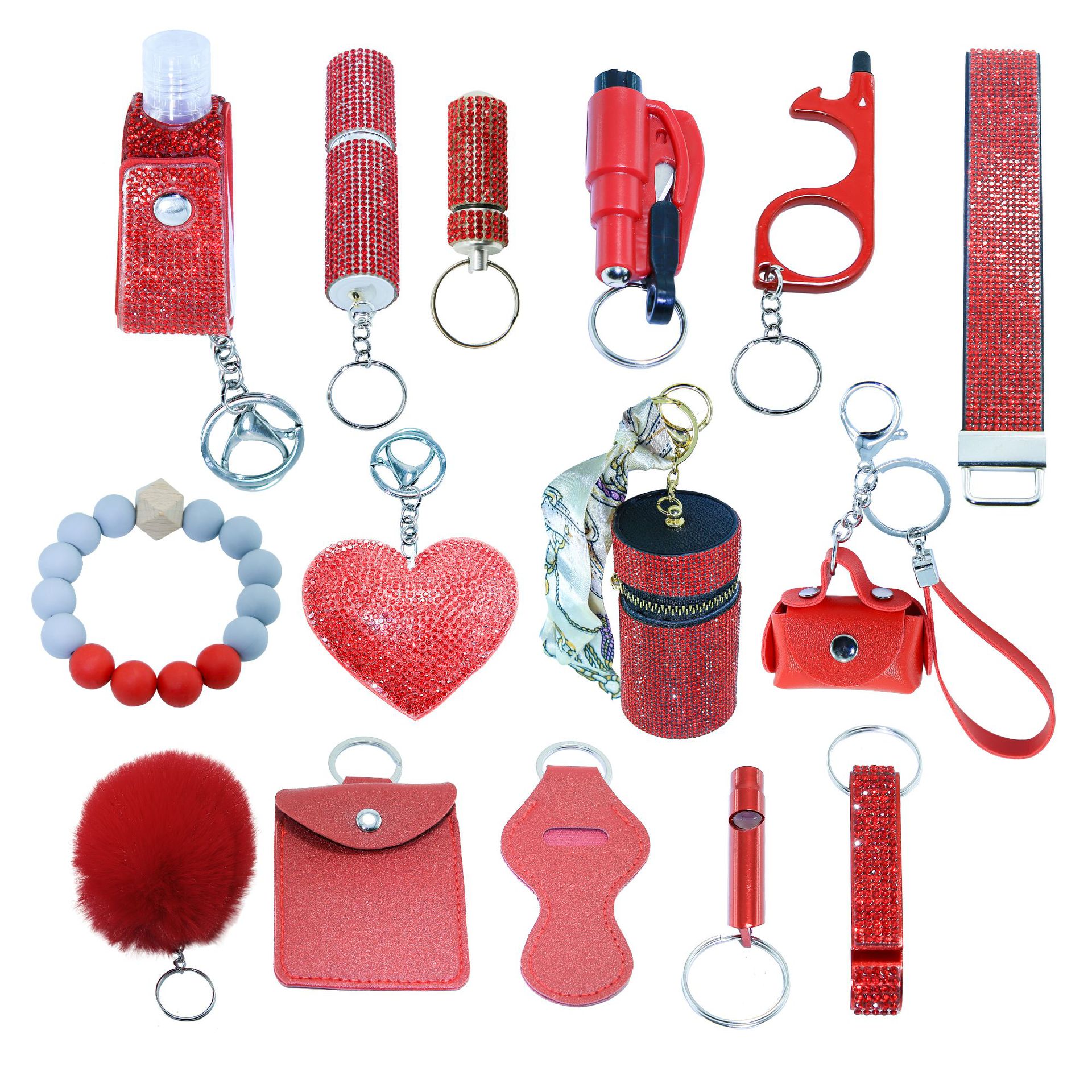 Portable Fifteen-Piece Keychain Set Vera Lux