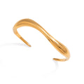Gold Wave Open Cuff Bracelet Collection Vera Lux