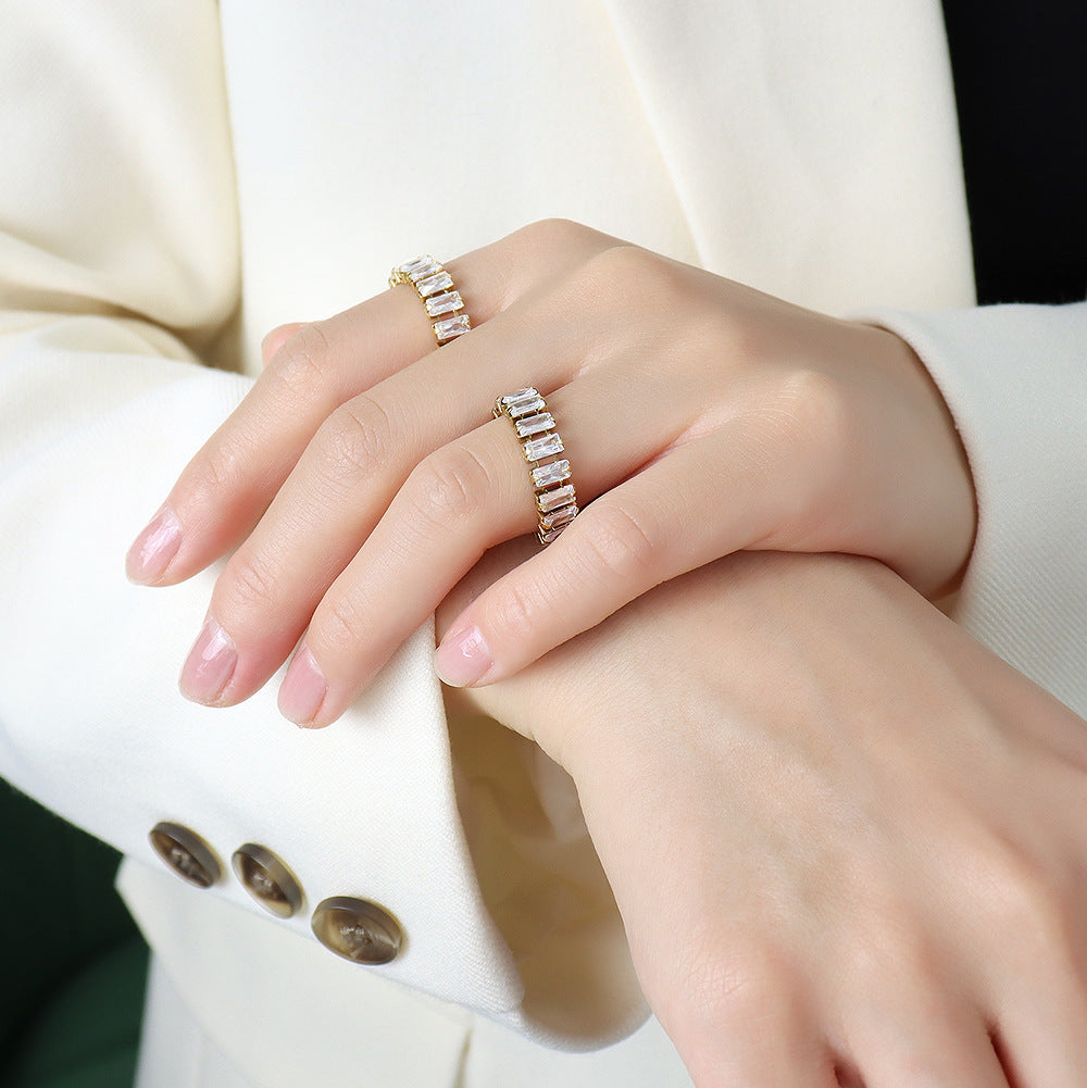 Stylish And Unique Exquisite Zircon Ring For Women Vera Lux