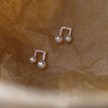 Movement Notes Pearl Earrings Women Vera Lux