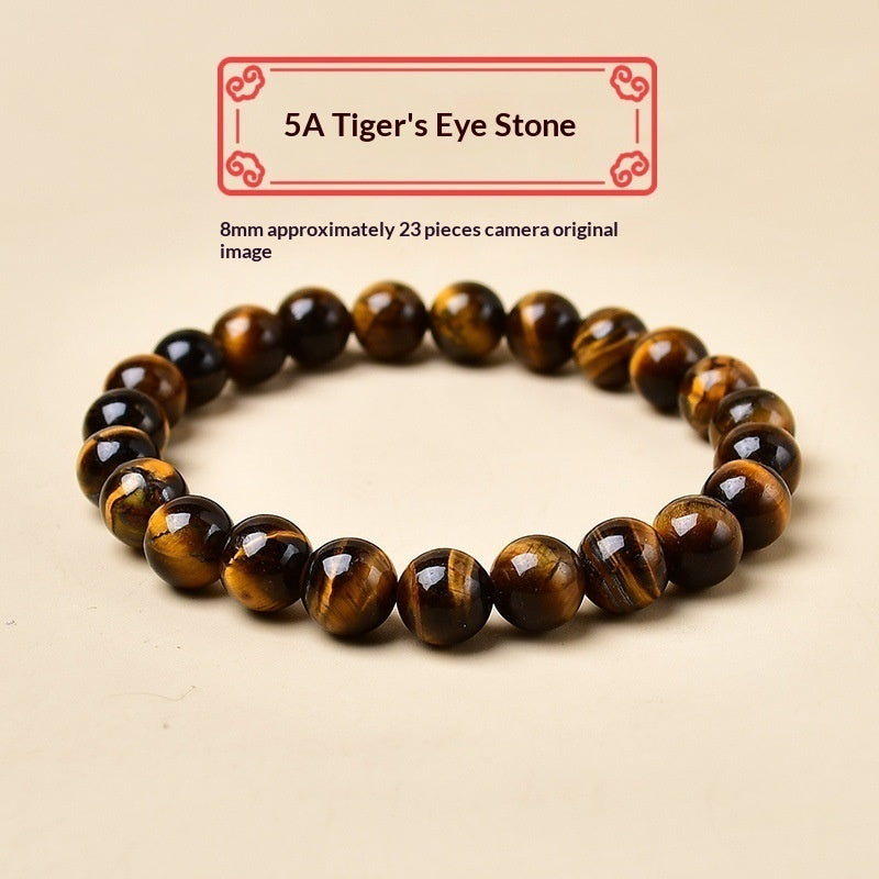 Natural Tiger Eye Stone Bracelet Vera Lux