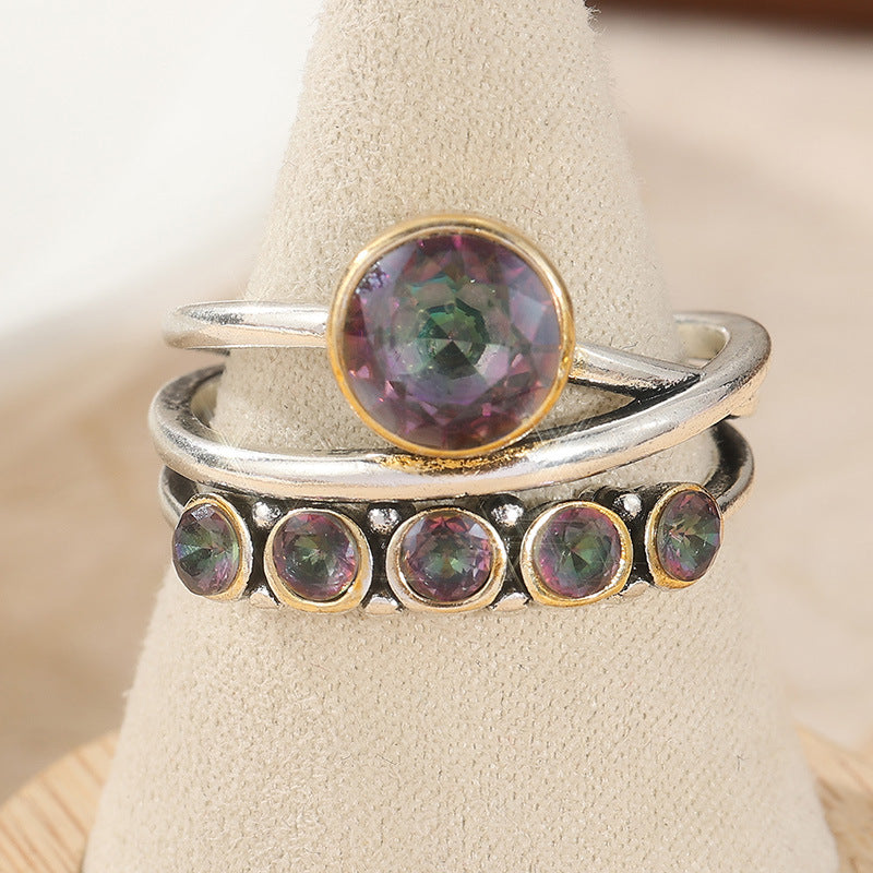 Chen Yue Cross-Border Man-Made Zirconia Ring Vera Lux
