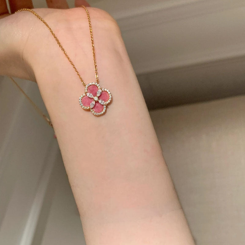 Pink Four Leaf Clover Jewelry Collection Vera Lux