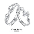 S925 Silver Love Couple Ring Vera Lux