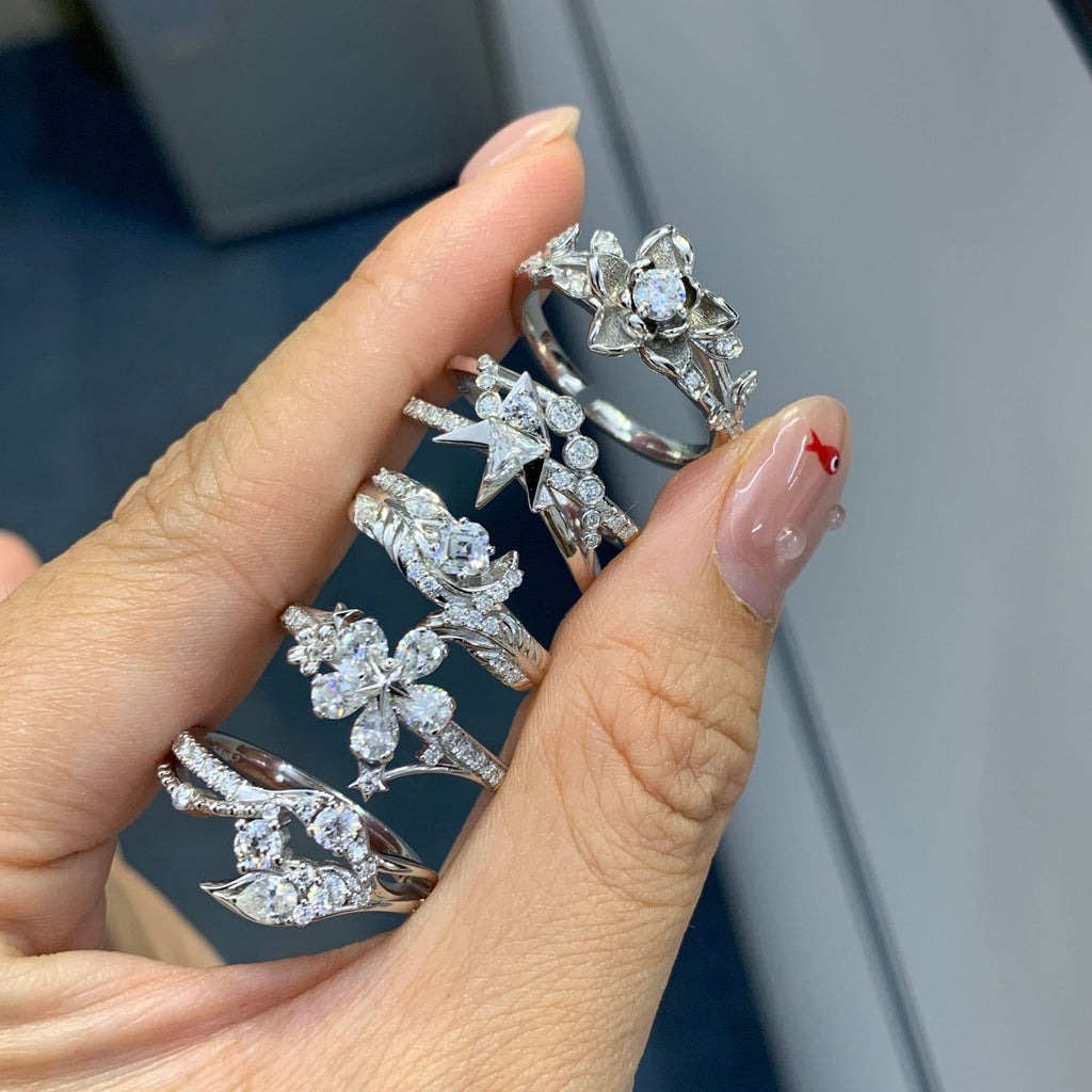Love And Deepspace Shen Xinghui Open Ring S925 Sterling Silver, Anime Merch Replica, Couple Style Finger Ring Vera Lux