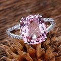 New European  American Fashion Engagement Ring,  Tourmaline Inlaid Jewelry Vera Lux