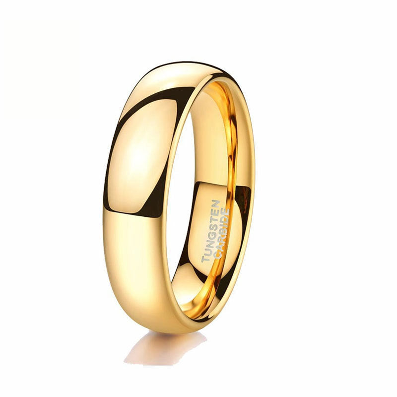 Sleek Unisex Polished Tungsten Carbide Ring That Wont Fade Vera Lux