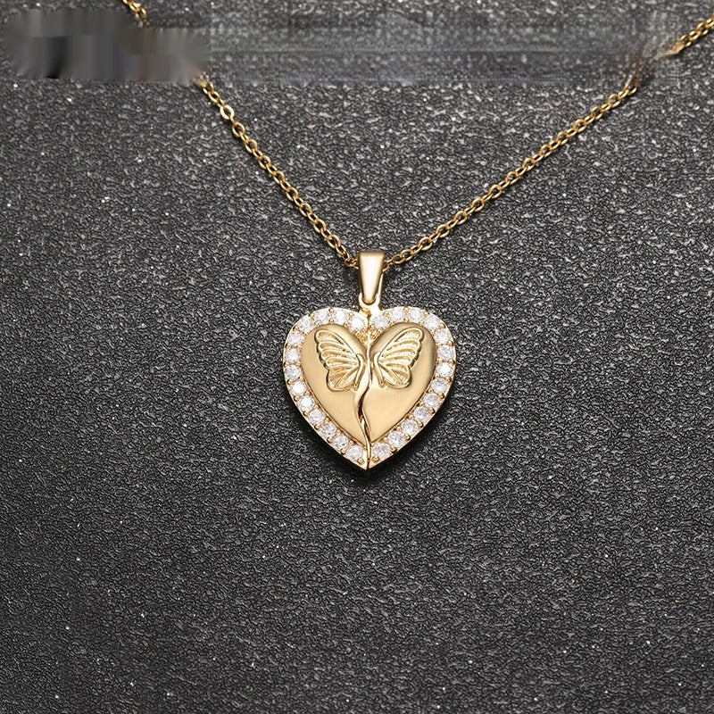 Floral Clavicle Chain Open-and-close Necklace Vera Lux