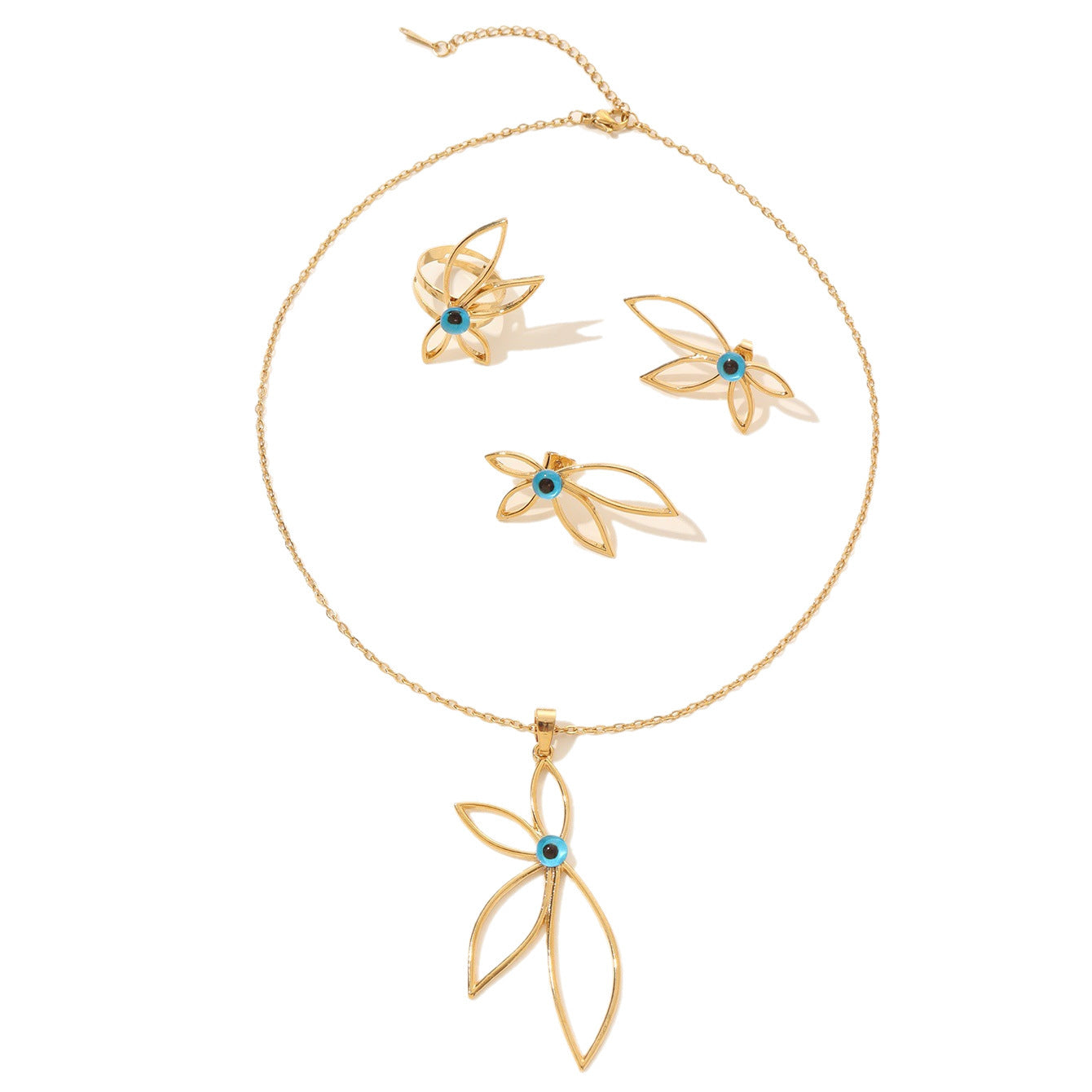 Petal Evil Eye Jewelry Set Vera Lux