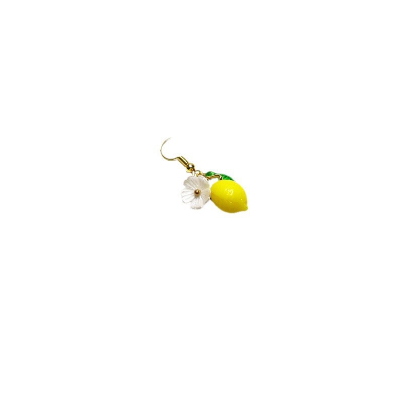 Chinese Advanced Color Creative Plant Pendant Earrings Vera Lux