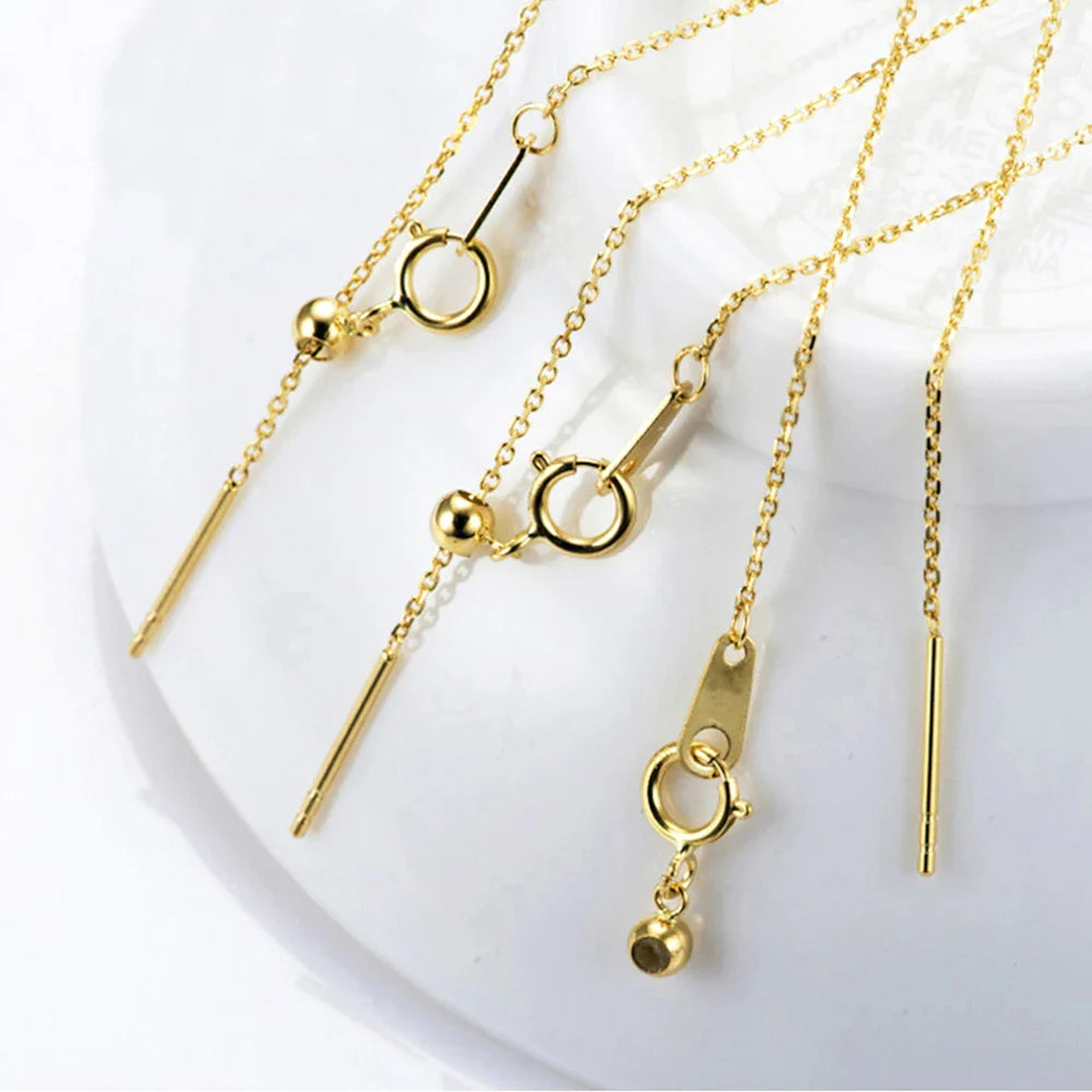 eManco Adjusta Long Layered Pendant Necklace  Stainless Steel Necklace Chocker Necklaces for Women Fashion Jewelry YX26925 Vera Lux