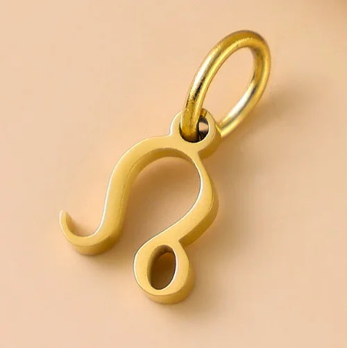 10PCS Stainless Steel Star Zodiac Sign 12 Constellation Pendant Accessories for Necklace Women Man Jewelry Gifts Wholesale Vera Lux