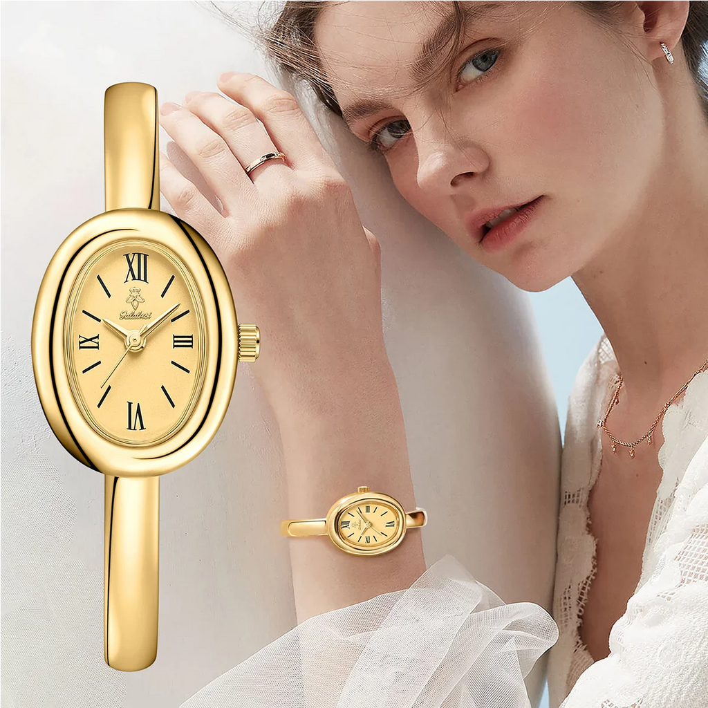YaLaLuSi Brand Women's Watch: Stylish, Minimalist Bracelet Watch, Water-Resistant Quartz Watch, Gift reloj mujer watch for girls Vera Lux