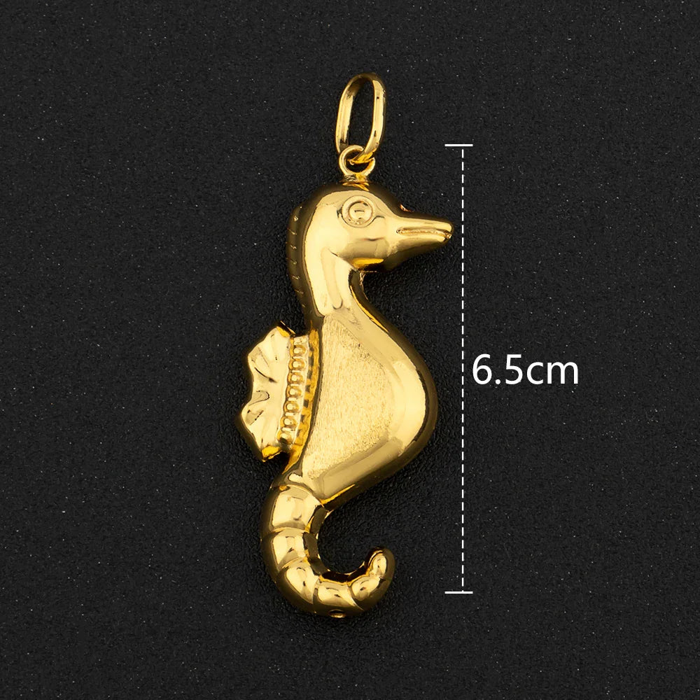 Gold Color Hip Hop Personality Pendant African Map Mermaid Dollar Euro Shape Pendant Party Jewelry Birthday Gifts Vera Lux