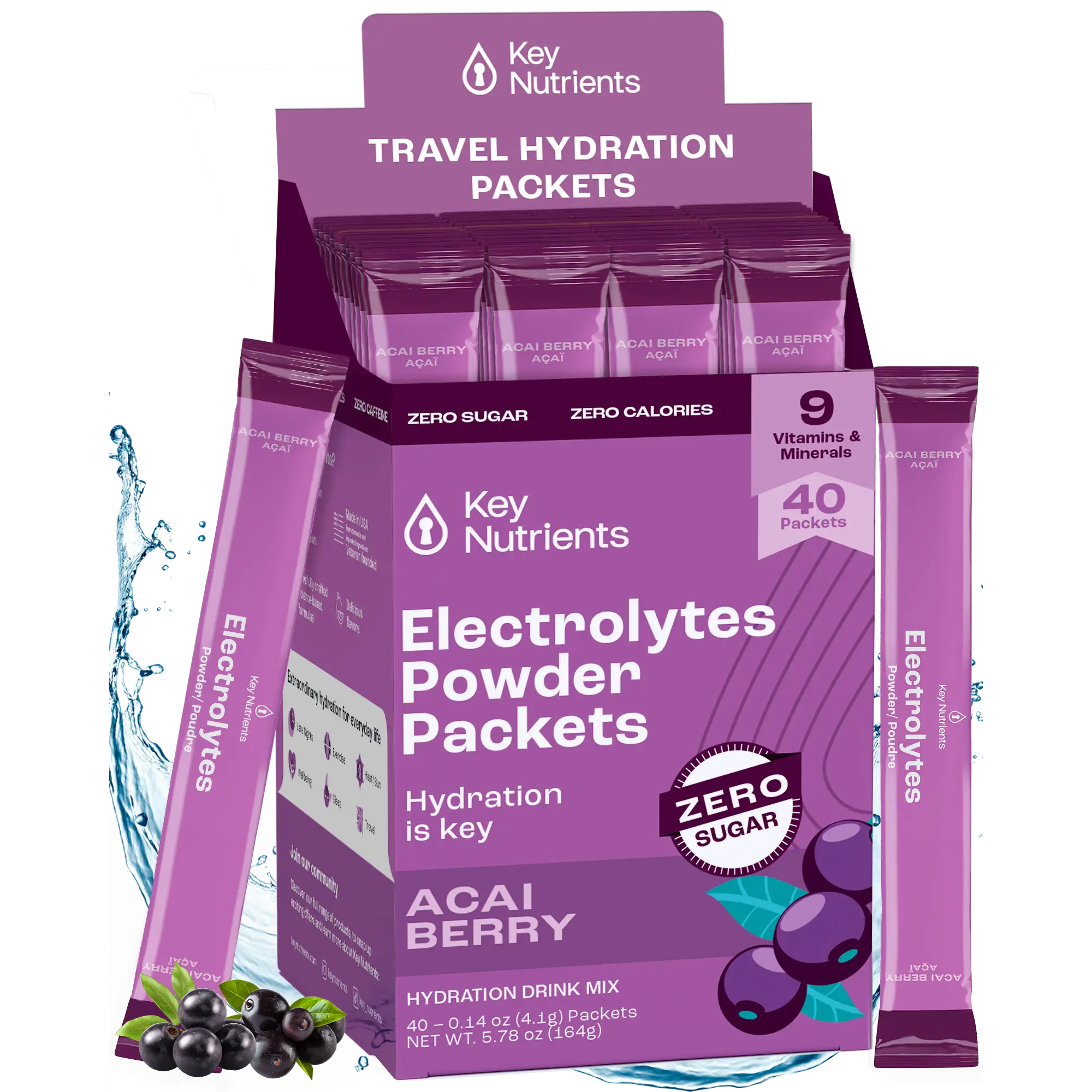 Electrolyte Recovery Plus Powder (Sugar-Free) Key Nutrients