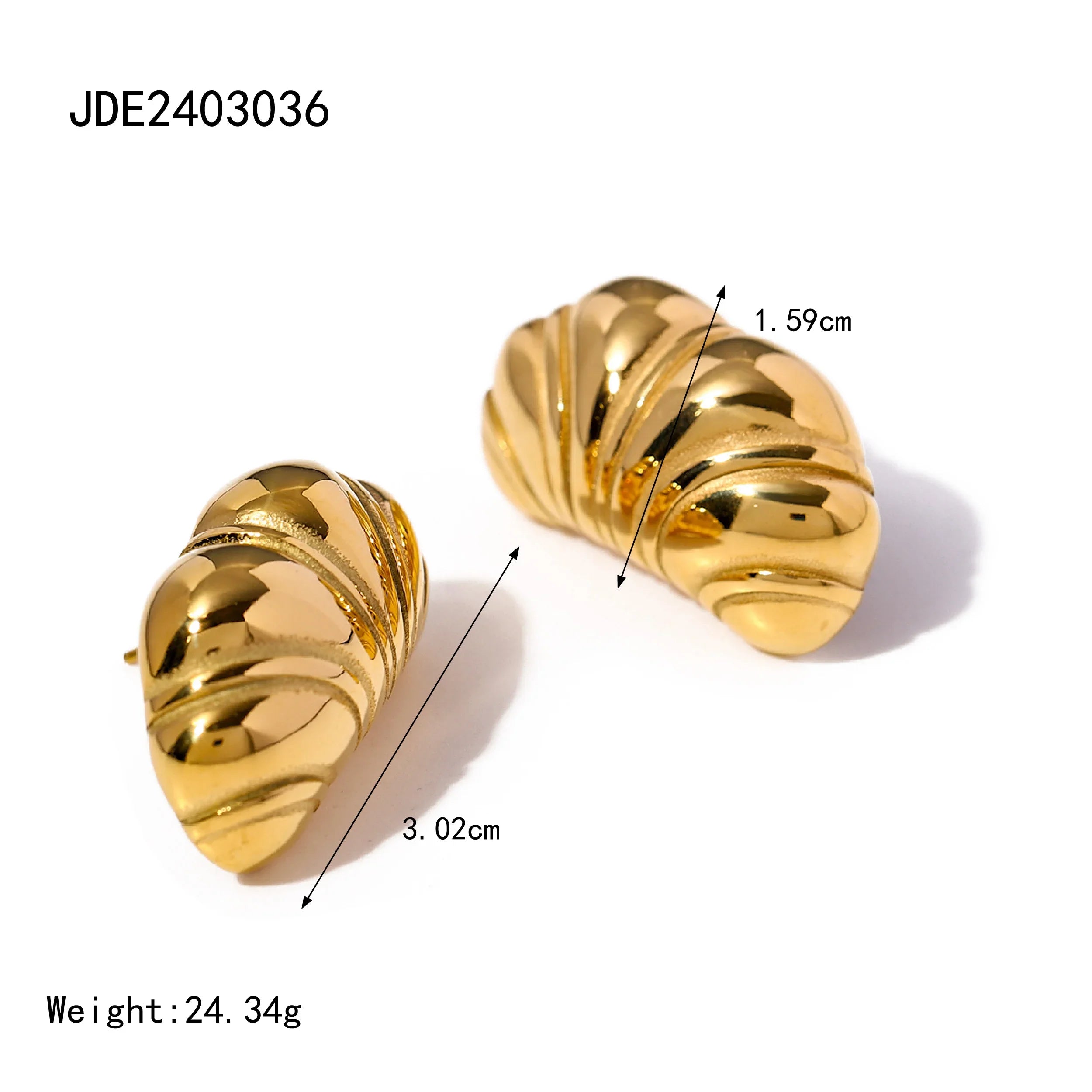 316l Stainless Steel Vintage-Inspired Waterproof Stud Earrings Personalized Charm Fashion Jewelry Accessories Bijoux Gift Vera Lux