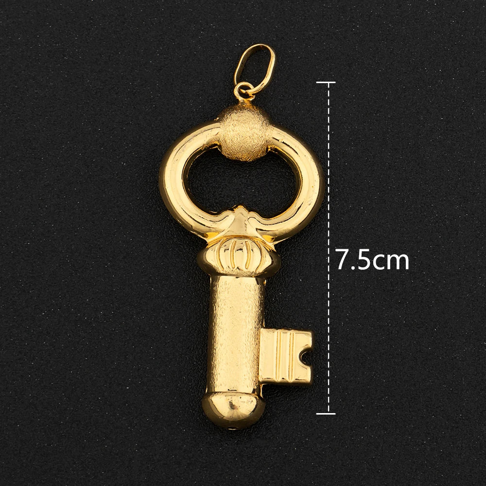 Gold Color Hip Hop Personality Pendant African Map Mermaid Dollar Euro Shape Pendant Party Jewelry Birthday Gifts Vera Lux