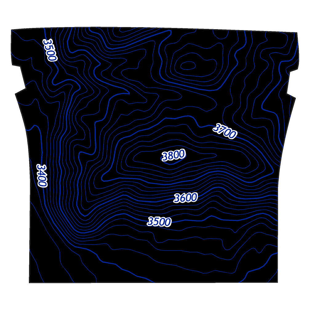 Topo Seatbelt Trim Protector (Printed Series) - 2021+ Bronco 4 Door StickerFab
