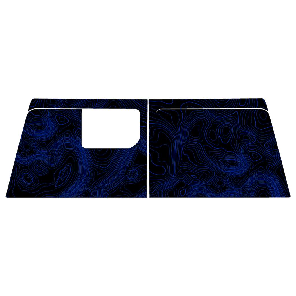Topo Cargo Area Overlay Kit Part 1 (Printed Series) - 2021+ Bronco 4 Door StickerFab