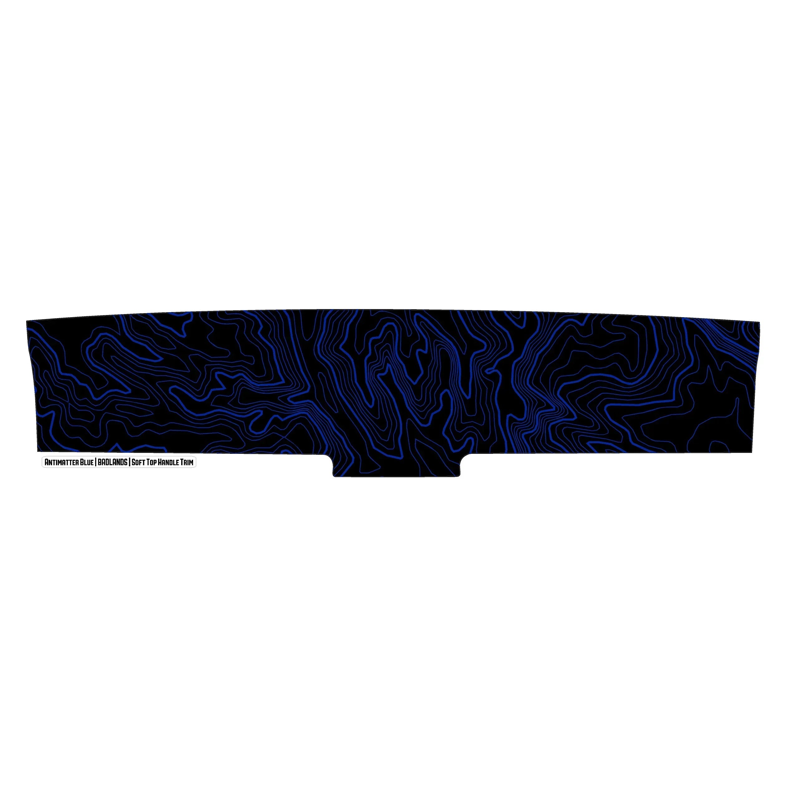 Topo Soft Top Bronco Panel Overlay - 2021+ Bronco Factory Soft Top StickerFab