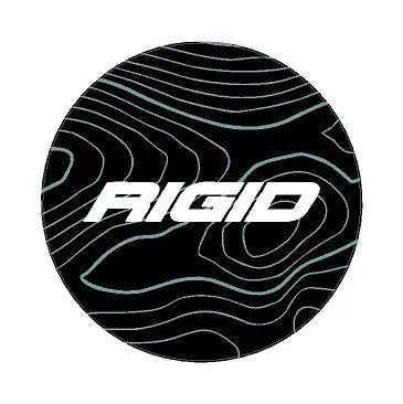Rigid 360 Series 4" Light Cover Topo Overlays - Universal StickerFab