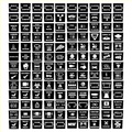 Printed Series Auxiliary Switch Labels (Upfitter) - 2017-2020 F-150 Raptor, 2017-2022 F-250 / F-350 Super Duty / 2024+ Grenadier StickerFab