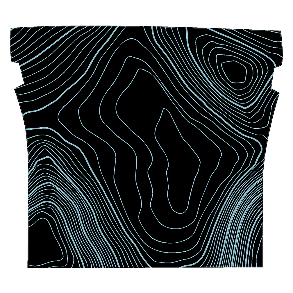 Topo Seatbelt Trim Protector (Printed Series) - 2021+ Bronco 4 Door StickerFab