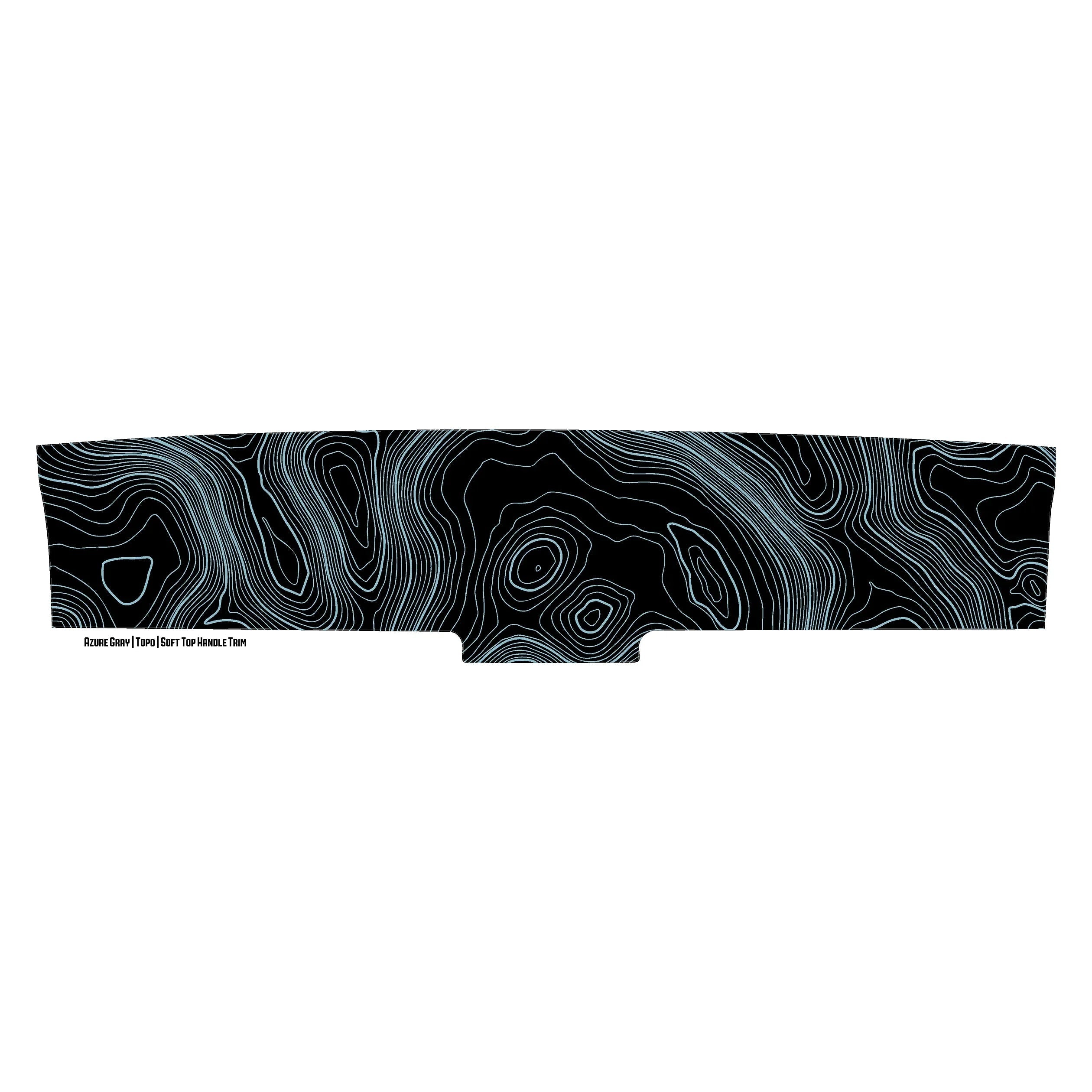 Topo Soft Top Bronco Panel Overlay - 2021+ Bronco Factory Soft Top StickerFab