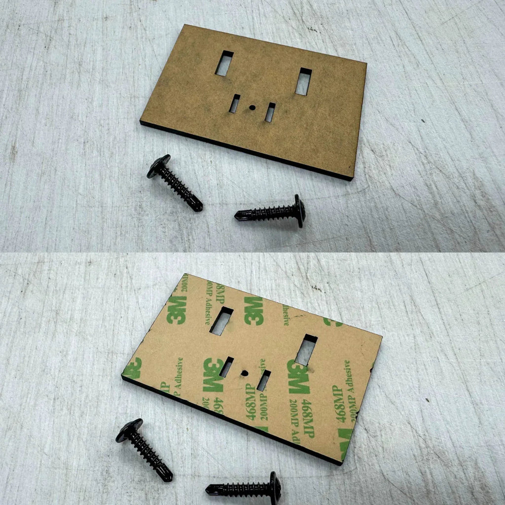 Custom Mounting Plate for Car DVR Rear Camera (Wolfbox, FitcamX, etc) - 2024+ Land Cruiser / GX 550 StickerFab