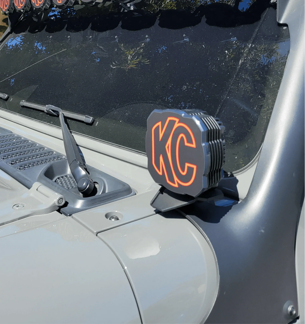 KC HiLITES Flex Era 4 Light Cover Overlays - Universal StickerFab