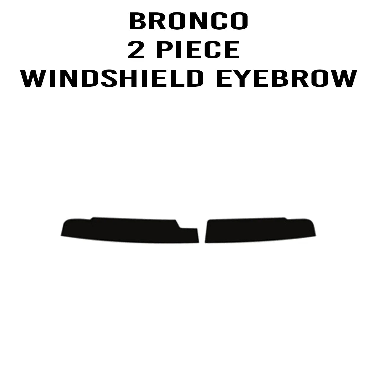 Easy DIY Window Tint Kit - 2021+ Bronco StickerFab
