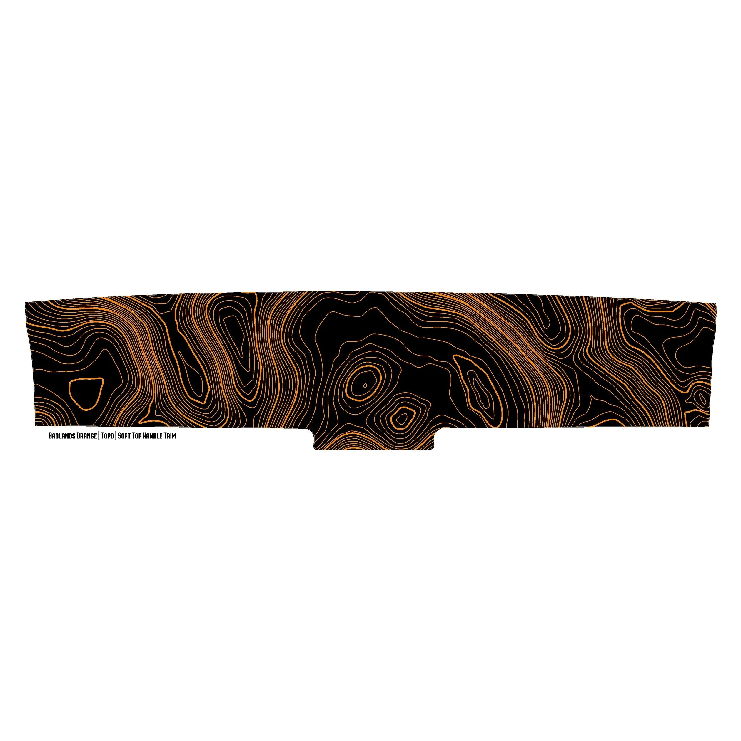Topo Soft Top Bronco Panel Overlay - 2021+ Bronco Factory Soft Top StickerFab
