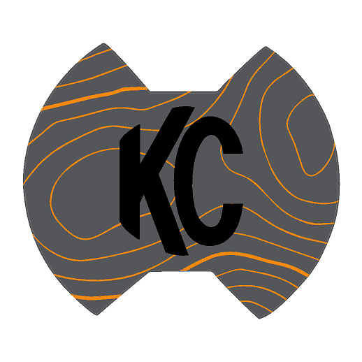 KC HiLITES 6" SlimLite LED Cover Topo Overlays - Universal StickerFab