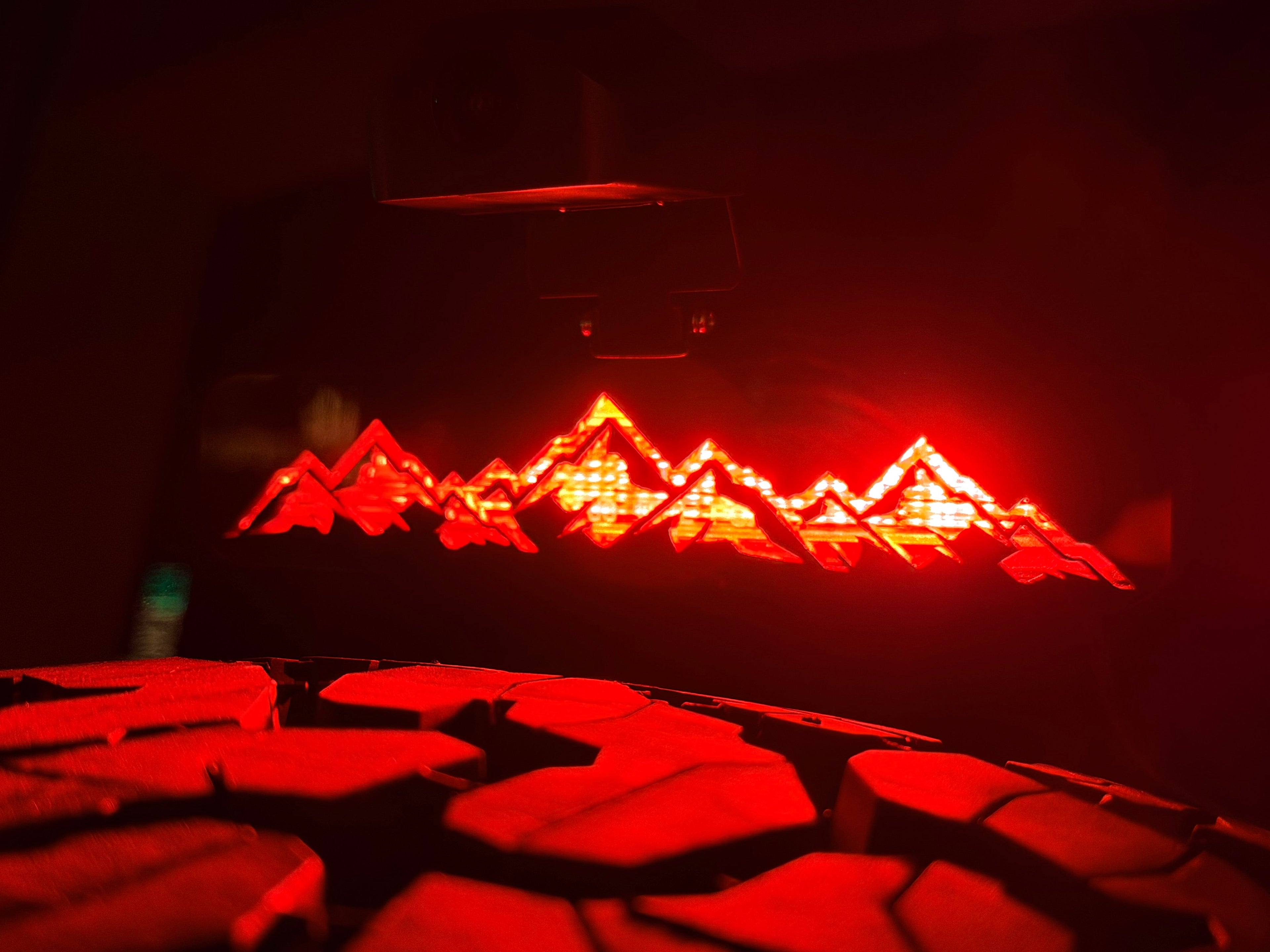 Laser Series Acrylic Third Brake Light Overlay - 2018+ Wrangler JL StickerFab