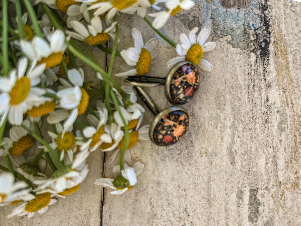 Beautiful Vintage Fall Earrings Rooted Home Goods