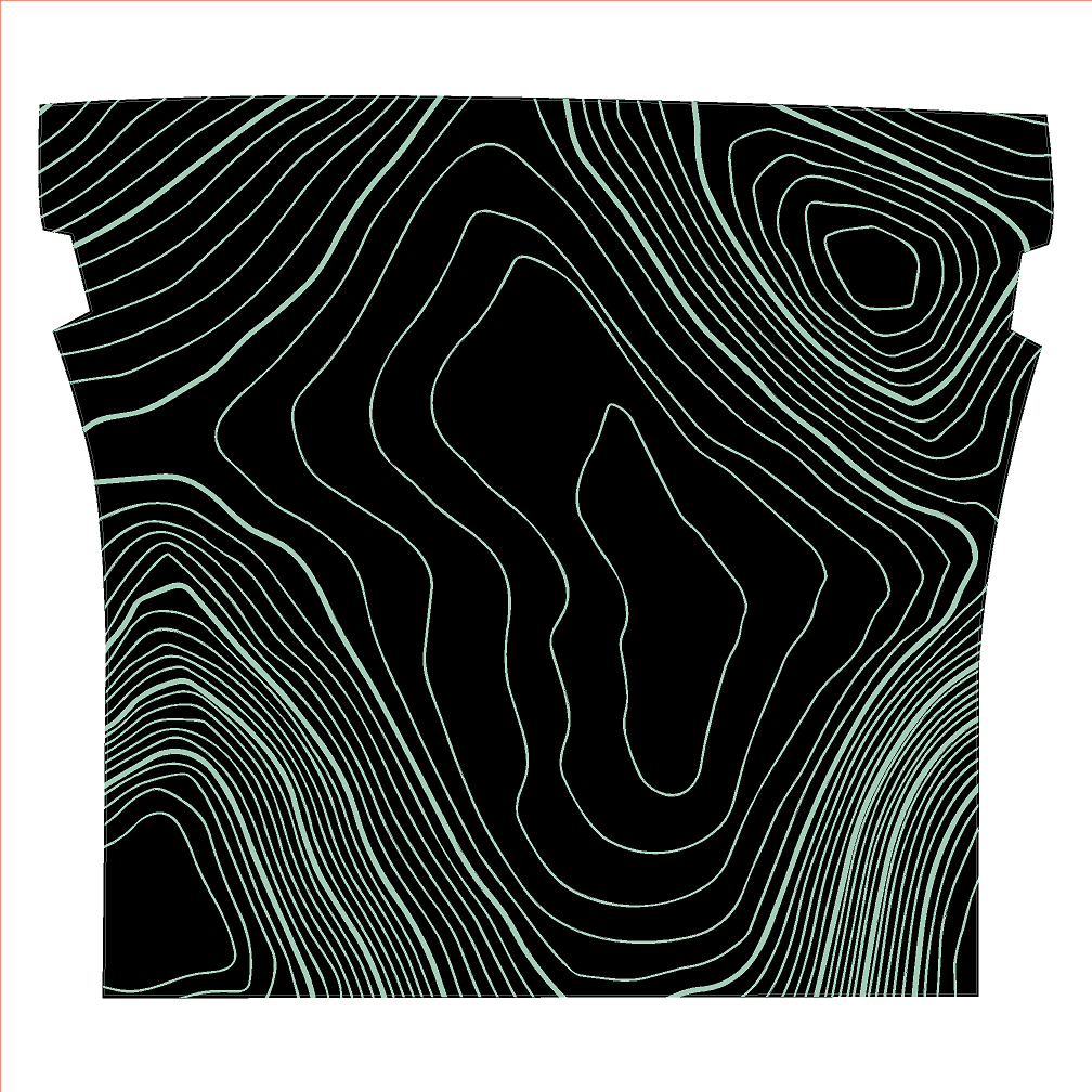 Topo Seatbelt Trim Protector (Printed Series) - 2021+ Bronco 4 Door StickerFab