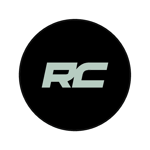 RC 3.5" Black Series Round Cover Overlays - Universal StickerFab