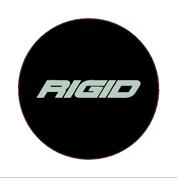 Rigid 360 Series 6" Light Cover Overlays - Universal StickerFab