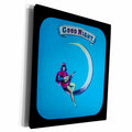 3dRose Vintage Magic Lantern Slide Good Night Medieval... - Museum Grade Canvas Wrap (cw-359068) 3dRose